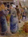 the market Camille Pissarro